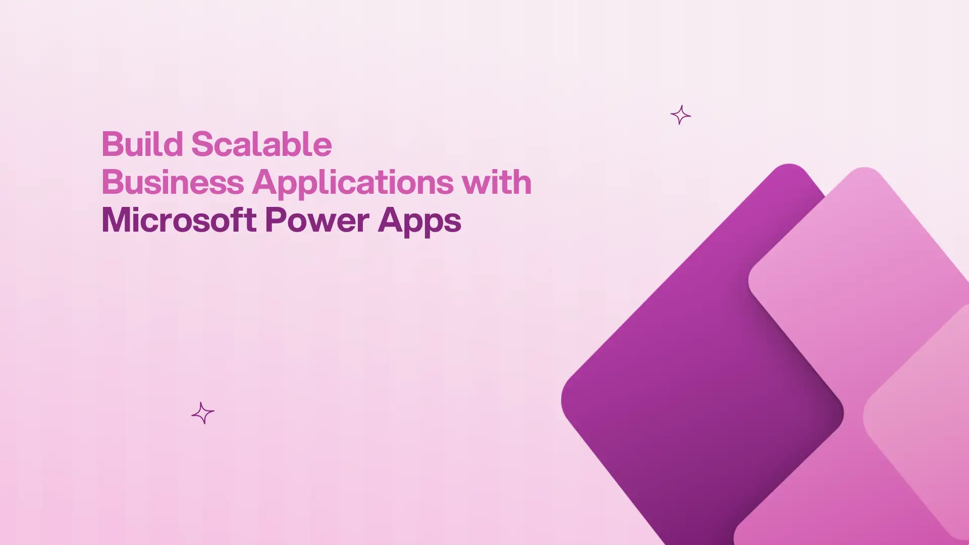 The image adopts a visual pattern of Microsoft Power Apps
